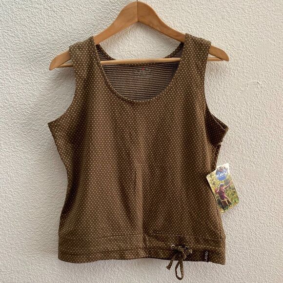KAVU Sand Dollar Lifestyle Sundot Tank Top in Sage Size Large NWT Outdoor Casual - Picture 1 of 3